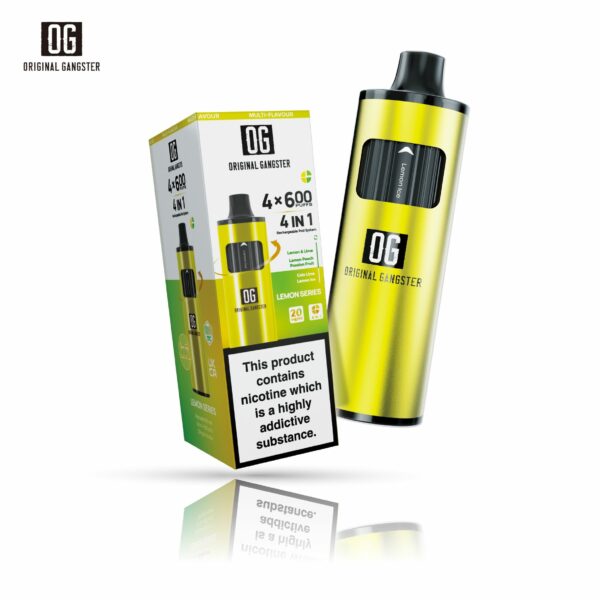 ORIGINAL GANGSTER OG 2400 4 IN 1 PREFILLED POD VAPE KIT 20MG - Image 22
