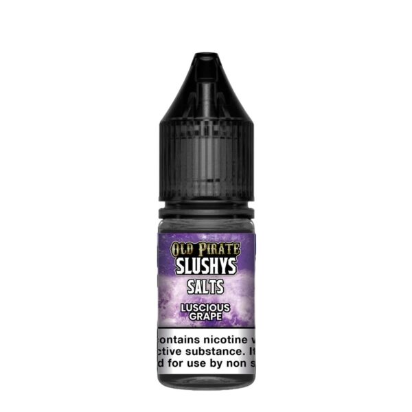 LUSCIOUS GRAPE NIC SALT 10ML OLD PIRATE SLUSHYS PACK OF 10
