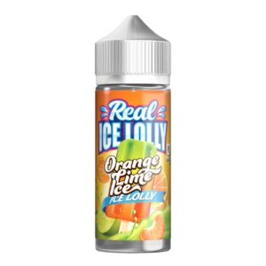 ORANGE LIME ICE 100ML E LIQUID REAL ICE LOLLY EXP