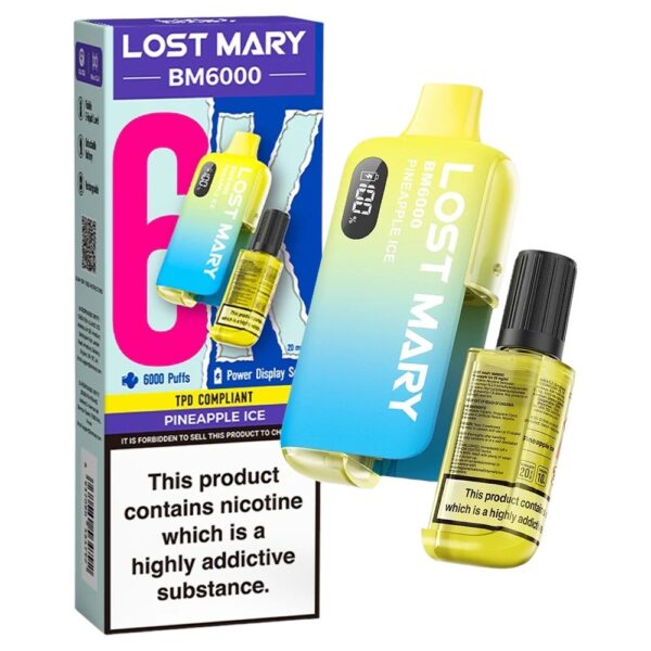 LOST MARY BM6000 DISPOSABLE VAPE KIT 20MG - Image 36