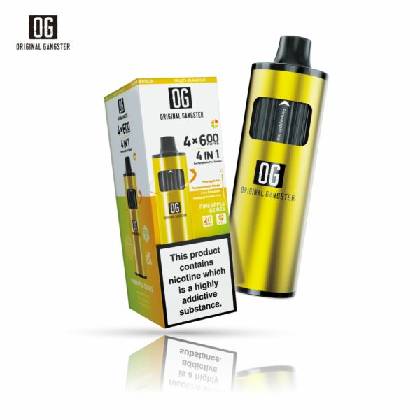 ORIGINAL GANGSTER OG 2400 4 IN 1 PREFILLED POD VAPE KIT 20MG - Image 24