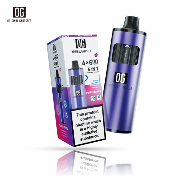 ORIGINAL GANGSTER OG 2400 4 IN 1 PREFILLED POD VAPE KIT 20MG - Image 26