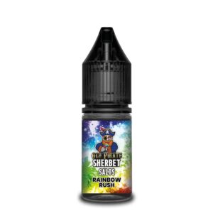 RAINBOW RUSH NIC SALT 10ML OLD PIRATE SHERBET PACK OF 10
