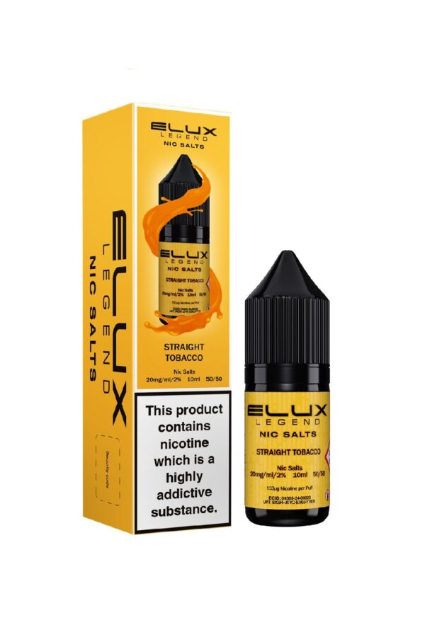 STRAIGHT TOBACCO 10ML NIC SALT ELUX LEGEND