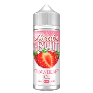 STRAWBERRY ICE 100ML E LIQUID REAL FRUIT EXP