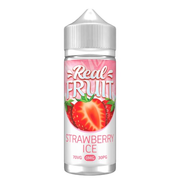 STRAWBERRY ICE 100ML E LIQUID REAL FRUIT EXP