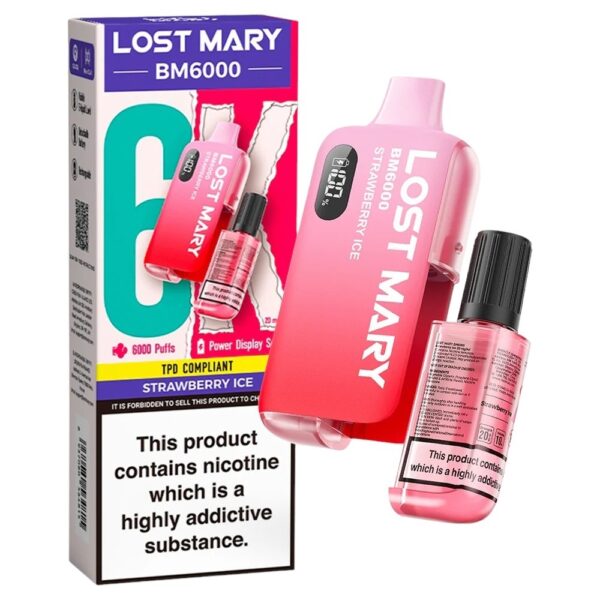 LOST MARY BM6000 DISPOSABLE VAPE KIT 20MG - Image 38