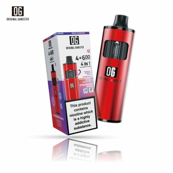 ORIGINAL GANGSTER OG 2400 4 IN 1 PREFILLED POD VAPE KIT 20MG - Image 30