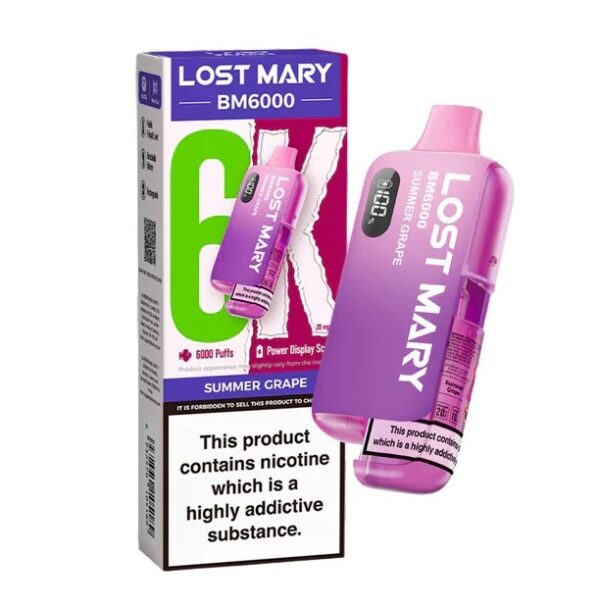 LOST MARY BM6000 POD VAPE KIT 20MG - Image 27
