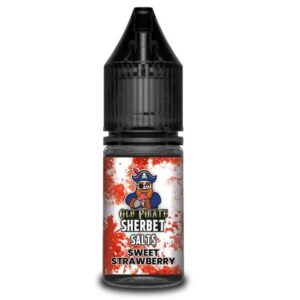 SWEET STRAWBERRY NIC SALT 10ML OLD PIRATE SHERBET PACK OF 10