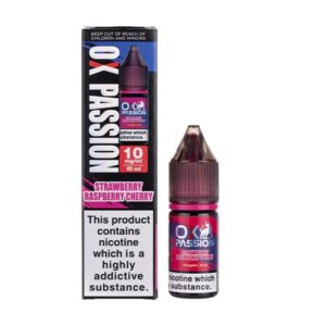 STRAWBERRY RASPBERRY CHERRY 10ML NIC SALT OX PASSION