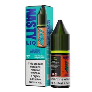 TOBACCO MENTHOL 10ML NIC SALT NASTY LIQ