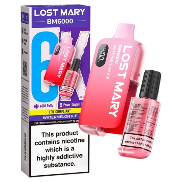 LOST MARY BM6000 DISPOSABLE VAPE KIT 20MG - Image 41