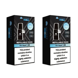 HAYATI X4 REFILLABLE REPLACEMENT PODS (3 PACK)