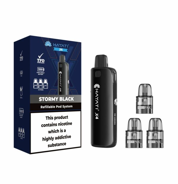 HAYATI X4 REFILLABLE POD VAPE KIT - Image 5