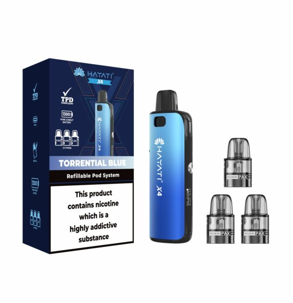 HAYATI X4 REFILLABLE POD VAPE KIT - Image 6
