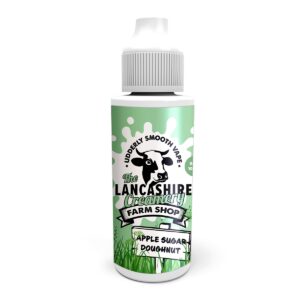 APPLE SUGAR DOUGHNUT 100ML E LIQUID THE LANCASHIRE CREAMERY