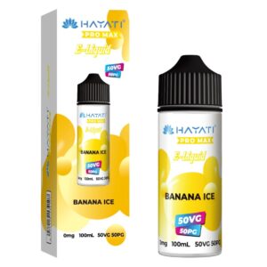 BANANA ICE 50/50 100ML E LIQUID HAYATI PRO MAX