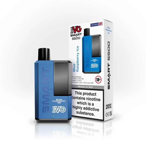 IVG SMART 5500 PREFILLED POD VAPE KIT 20MG - Image 42