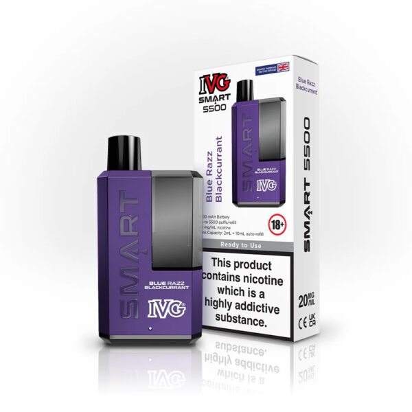 IVG SMART 5500 PREFILLED POD VAPE KIT 20MG - Image 44