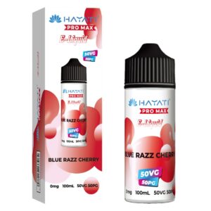 BLUE RAZZ CHERRY 50/50 100ML E LIQUID HAYATI PRO MAX
