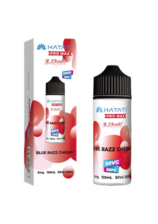 BLUE RAZZ CHERRY 50/50 100ML E LIQUID HAYATI PRO MAX