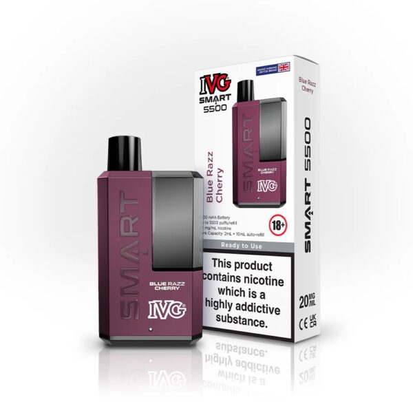 IVG SMART 5500 PREFILLED POD VAPE KIT 20MG - Image 46