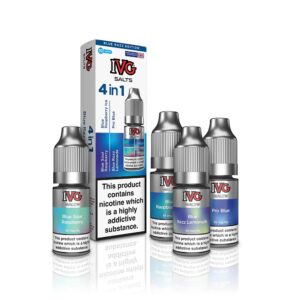 BLUE RAZZ EDITION 4 IN 1 NIC SALTS 10ML IVG
