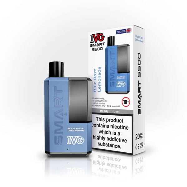 IVG SMART 5500 PREFILLED POD VAPE KIT 20MG - Image 48