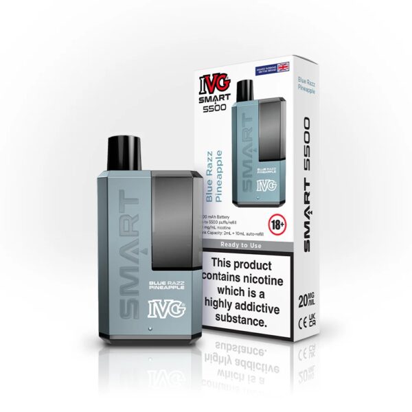 IVG SMART 5500 PREFILLED POD VAPE KIT 20MG - Image 50