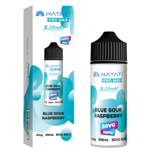 BLUE SOUR RASPBERRY 50/50 100ML E LIQUID HAYATI PRO MAX