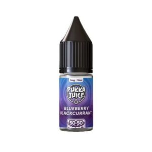 BLUEBERRY BLACKCURRANT 10 X 10ML E LIQUID 50/50 PUKKA JUICE