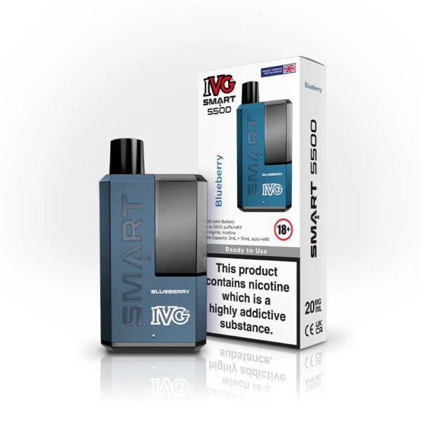 IVG SMART 5500 PREFILLED POD VAPE KIT 20MG - Image 54