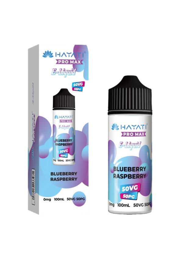 BLUEBERRY RASPBERRY 50/50 100ML E LIQUID HAYATI PRO MAX