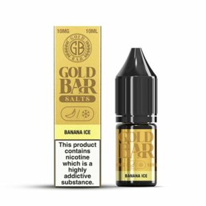 BANANA ICE 10ML NIC SALT GOLD BAR