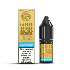 BLUE RASPBERRY 10ML NIC SALT GOLD BAR