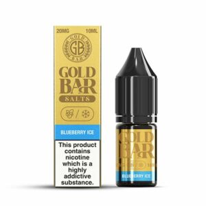 BLUEBERRY ICE 10ML NIC SALT GOLD BAR
