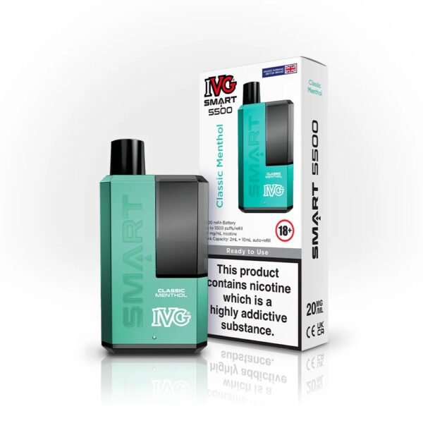 IVG SMART 5500 DISPOSABLE VAPE KIT 20MG - Image 60