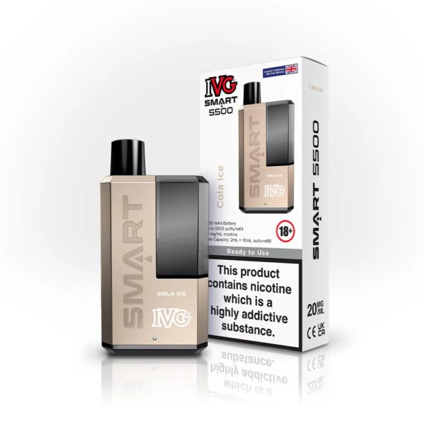 IVG SMART 5500 PREFILLED POD VAPE KIT 20MG - Image 58