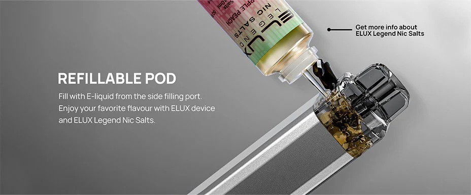 ELUX LEGEND PRIME 5000 pod filling information