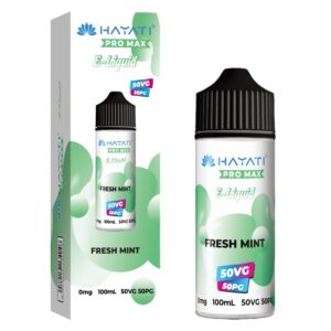 FRESH MINT 50/50 100ML E LIQUID HAYATI PRO MAX