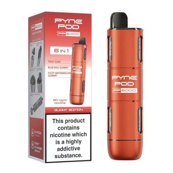 PYNE POD 6 IN 1 PP6000 PREFILLED POD VAPE KIT 20MG - Image 12