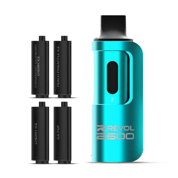 REVOL 2600 4 IN 1 PREFILLED POD VAPE KIT 20MG - Image 8