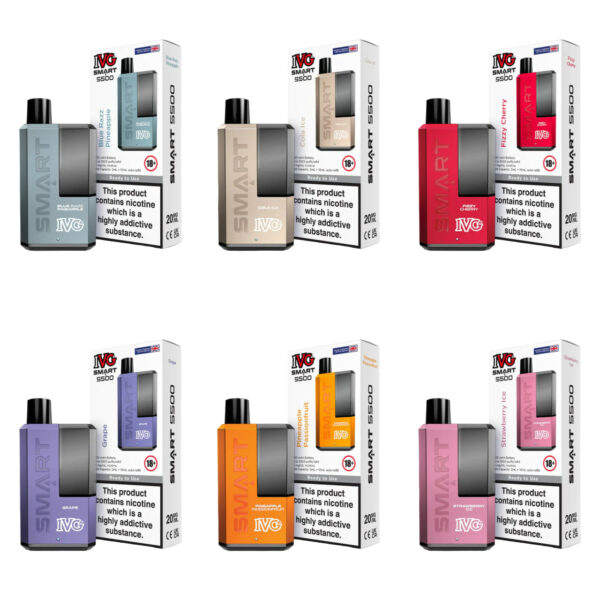 IVG SMART 5500 PREFILLED POD VAPE KIT 20MG
