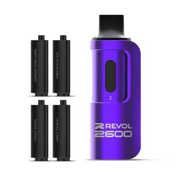 REVOL 2600 4 IN 1 PREFILLED POD VAPE KIT 20MG - Image 10