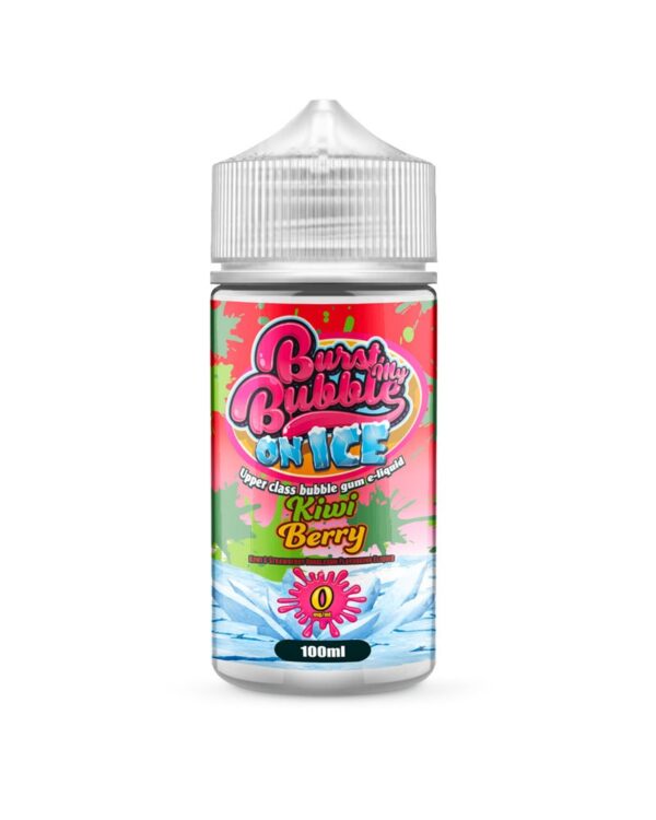 KIWI BERRY ON ICE 100ML E LIQUID BURST MY BUBBLE