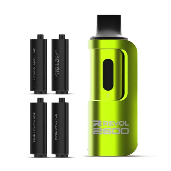 REVOL 2600 4 IN 1 PREFILLED POD VAPE KIT 20MG - Image 12
