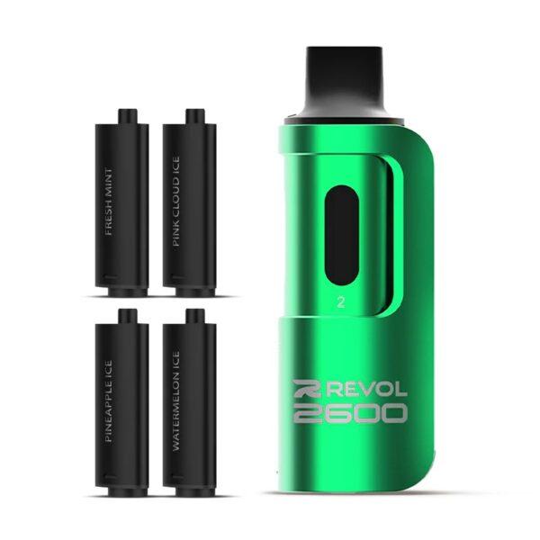 REVOL 2600 4 IN 1 PREFILLED POD VAPE KIT 20MG - Image 14