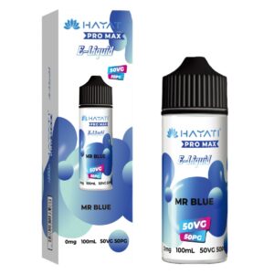 MR BLUE 50/50 100ML E LIQUID HAYATI PRO MAX