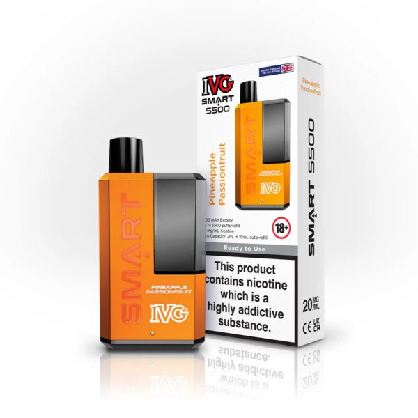 IVG SMART 5500 PREFILLED POD VAPE KIT 20MG - Image 22